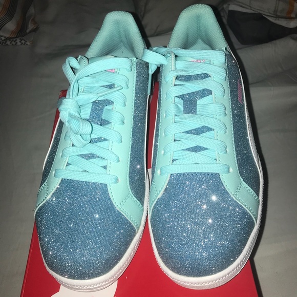 Sz 6.5 Left! Puma Girl’s Smash Glitz Glamm Sneaker - Picture 2 of 7